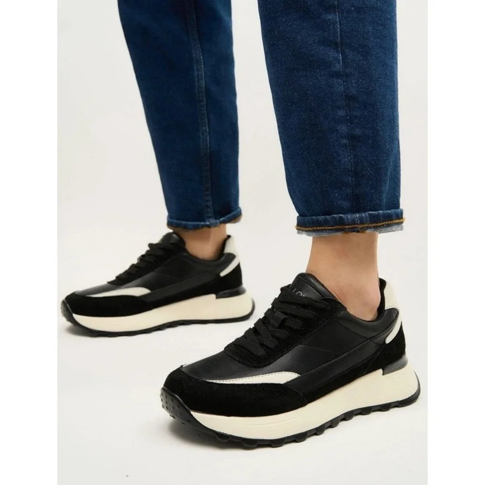 Lonza KissKitty  Womens‎ Sneakers EU 38 US 7.5 -8 Black Leather
